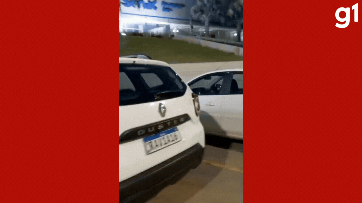 Mulher denuncia agressão após se recusar a pagar 'flanelinha' em estacionamento de Cuiabá; vídeo