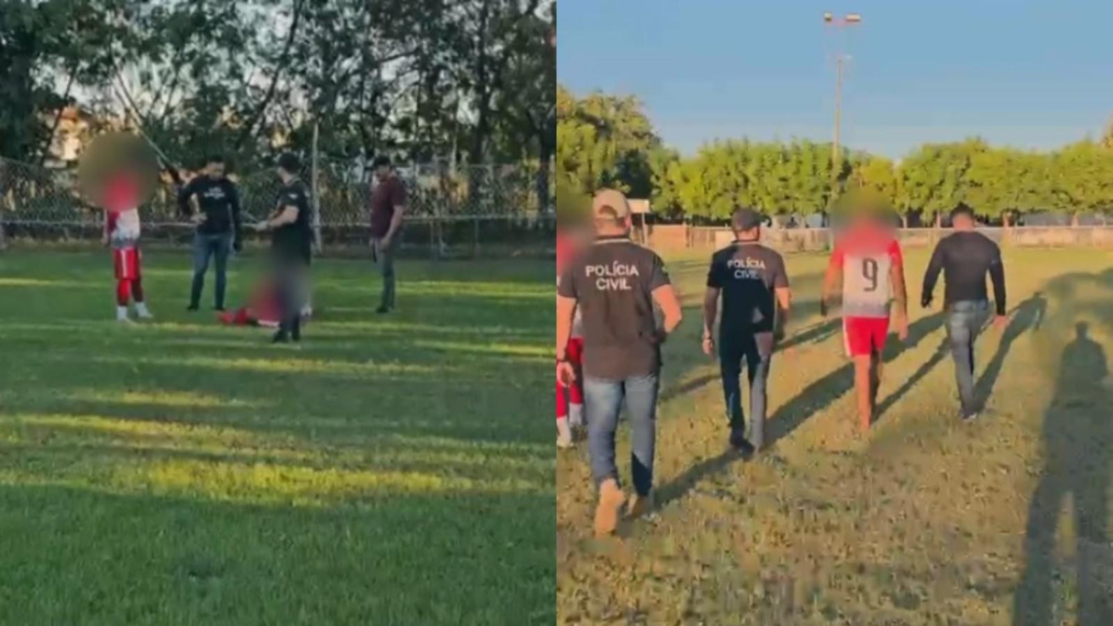 Chefe de facção criminosa é preso durante partida de futebol | G1