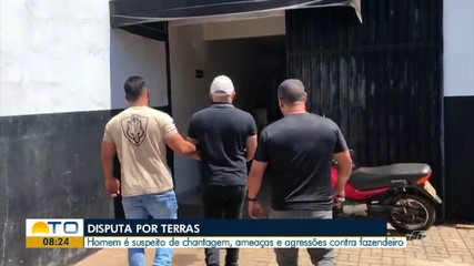Suspeito de chantagear e agredir idoso em negociação de terras é preso