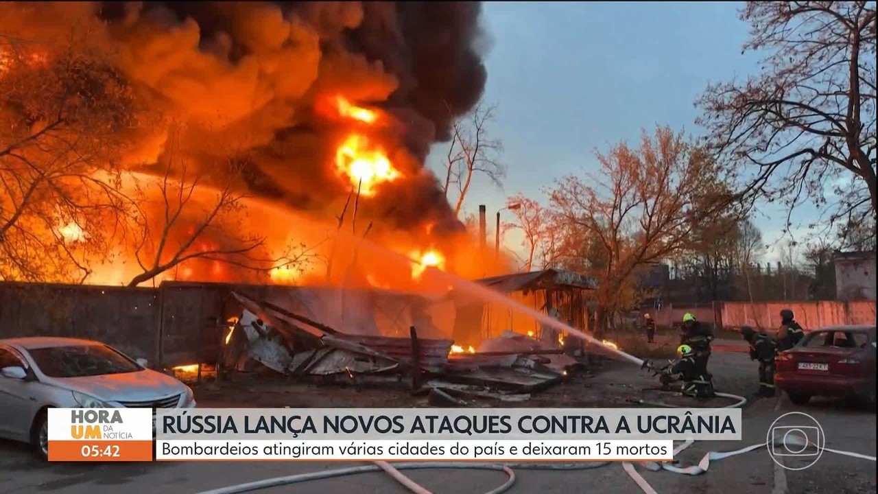 Rússia ataca áreas civis da Ucrânia com mísseis e drones e deixa ao menos 16 mortos