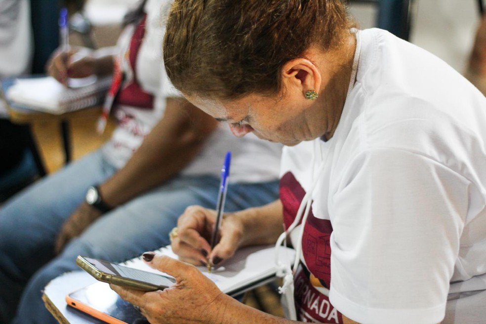 Jornada de Alfabetiza&ccedil;&atilde;o de Jovens e Adultos no RN &mdash; Foto: Maria Soares
