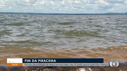 Período da piracema termina nesta quarta-feira; pesca só é permitida para quem tem licença