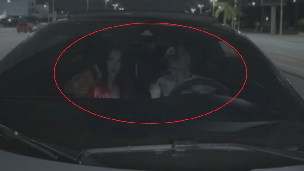 Imagens mostram momento em que MC Tuto atropela jovem em Barueri — Foto: Reprodução