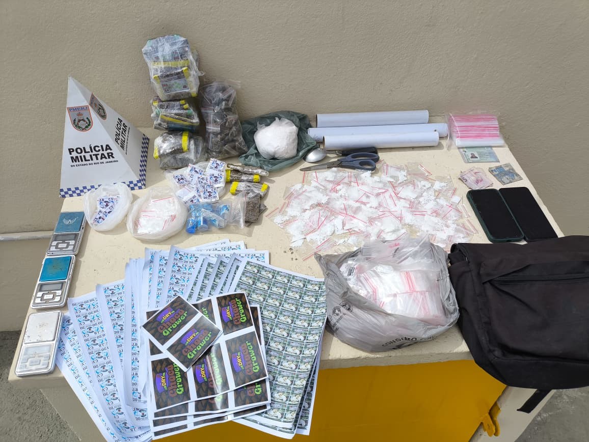 Jovem é preso com drogas em Paraty 