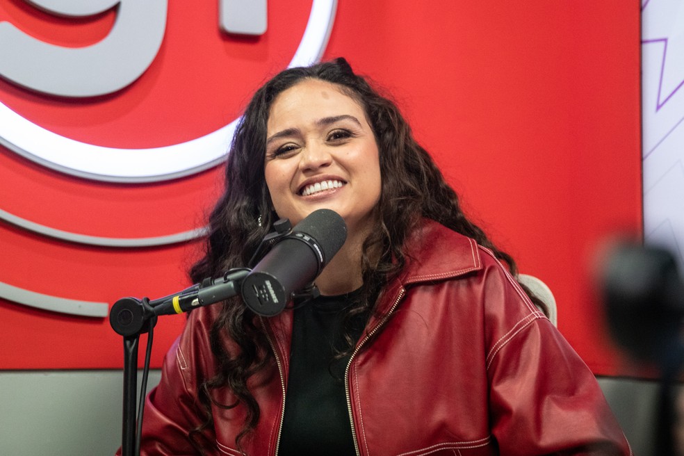 Luiza Martins durante entrevista ao g1 Ouviu no estúdio do g1 em São Paulo — Foto: Fábio Tito/g1