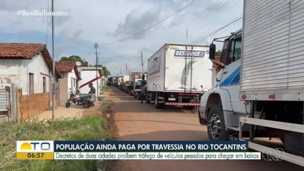 Axixá e Tocantinópolis emitem decreto proibindo tráfego de veículos pesados