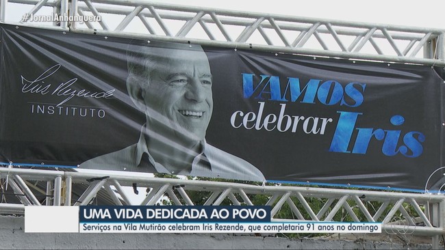 Mutiro de servios celebra aniversrio de 91 anos de Iris Rezende
