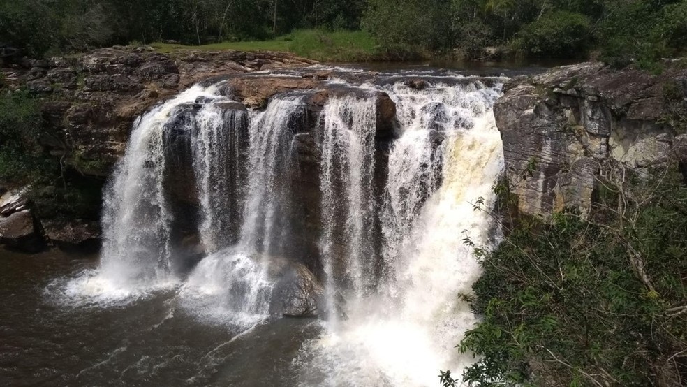 Cachoeira de Três Barras — Foto: Divulgação/Prefeitura de Conceição do Mato Dentro
