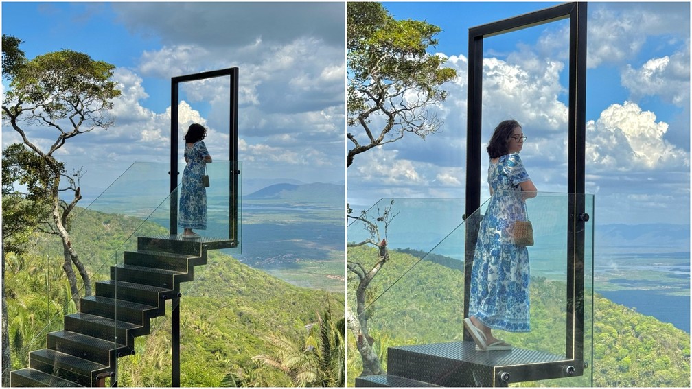 Escadaria com 'vista para o céu' vira atração na cidade de Tianguá, interior do Ceará — Foto: Divulgação