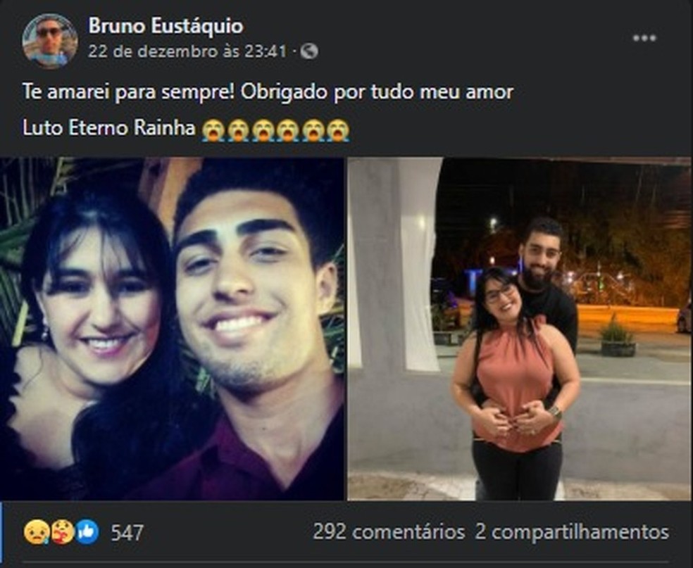 Jovem acusado de matar a própria mãe fez postagem após o crime em Guarujá, SP  — Foto: Reprodução