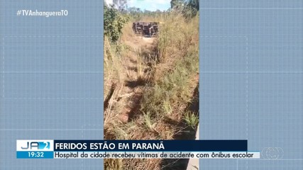 Hospital em Paranã recebeu vítimas de acidente com ônibus escolar