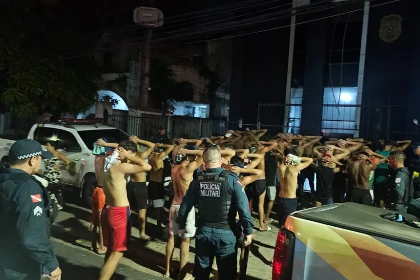 Briga entre torcidas organizadas termina com 40 pessoas detidas no bairro do Guamá, em Belém