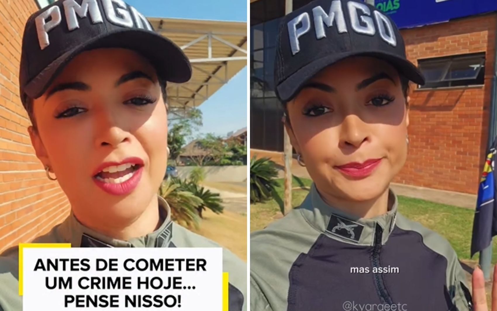 PM usa calor para alertar contra crimes: 'Se aqui fora está quente, imagina na celinha'