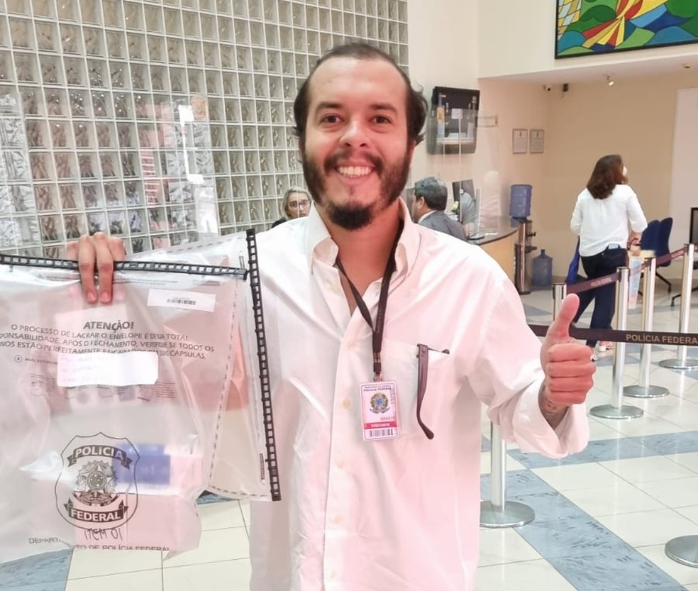 Cannabis medicinal foi recuperada por Bruno Vanderlei  — Foto: Cedida