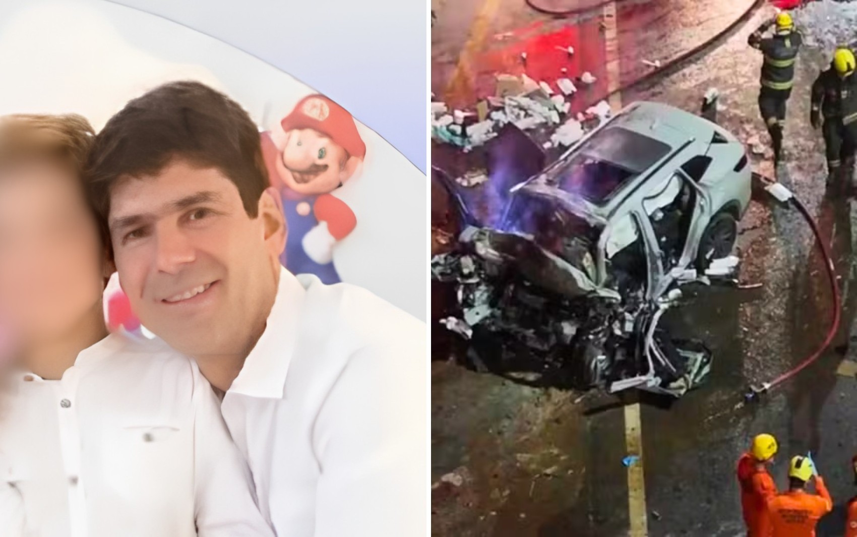 Engenheiro era o motorista que morreu após carro bater contra caminhão e pegar fogo na GO-020; vídeo mostra chamas