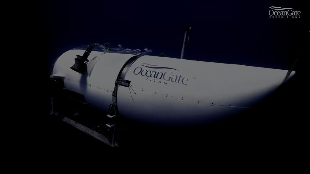 Submarino da empresa OceanGate Expeditions está desaparecido — Foto: OceanGate Expeditions/ Divulgação