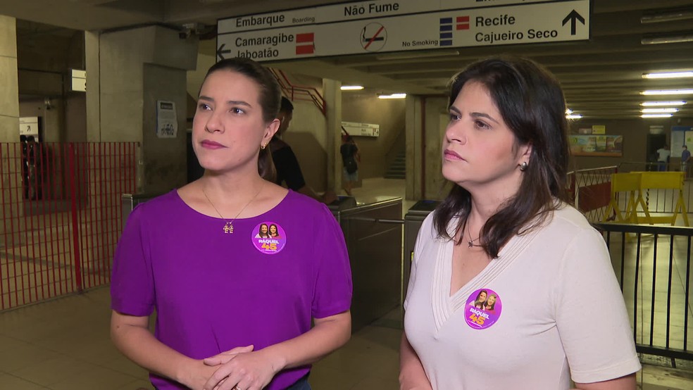 A governadora Raquel Lyra e a vice Priscila Krause 