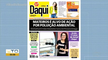 Poluição ambiental em Mateiros é destaque do Jornal Daqui