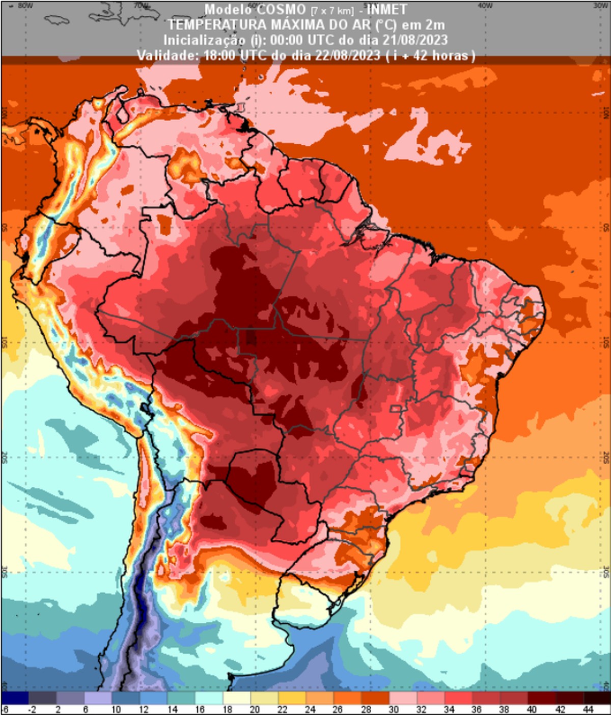 Brasil se enfrenta a una ola de calor y podría registrar temperaturas récord en pleno invierno.  Pronóstico: hasta 40°C |  Ambiente