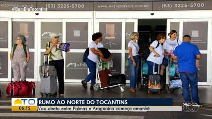 Voo direto entre Palmas e Araguaína começa a operar nesta quarta-feira (21)