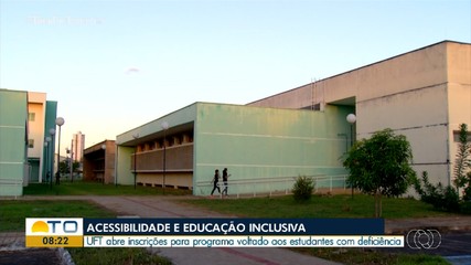 UFT abre edital para programas de educação inclusiva para alunos PCDs