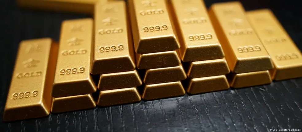 Em uma era de instabilidade geopolítica, cada vez mais países desejam ter acesso facilitado às suas reservas de ouro — Foto: CFOTO/picture alliance