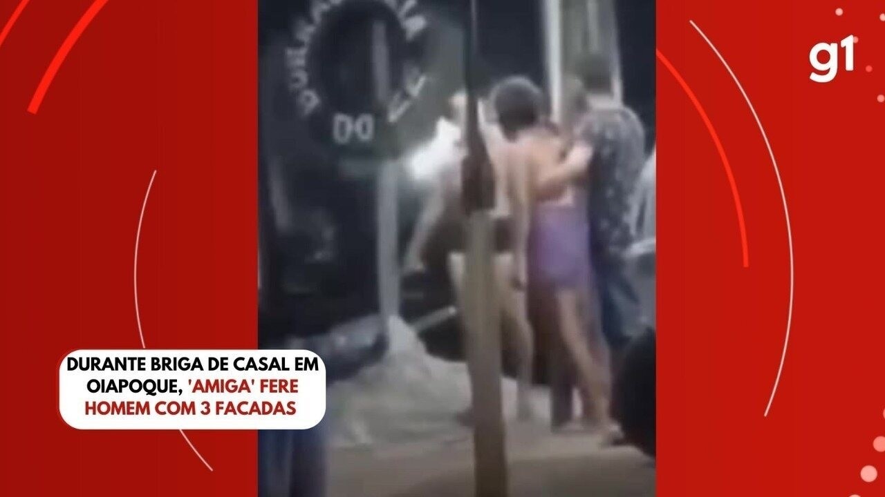 Durante briga de casal em Oiapoque, 'amiga' fere homem com 3 facadas 