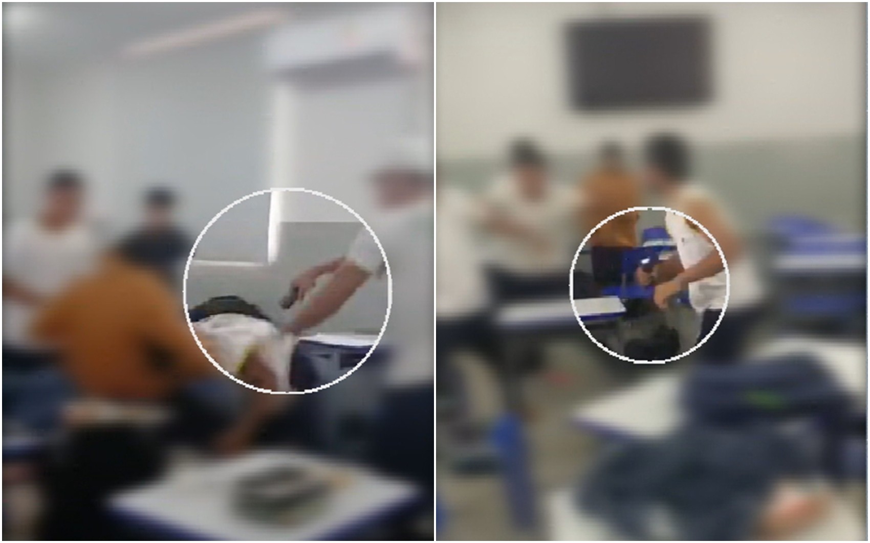 VÍDEO: Alunos trocam socos e um deles usa arma de choque durante briga ...