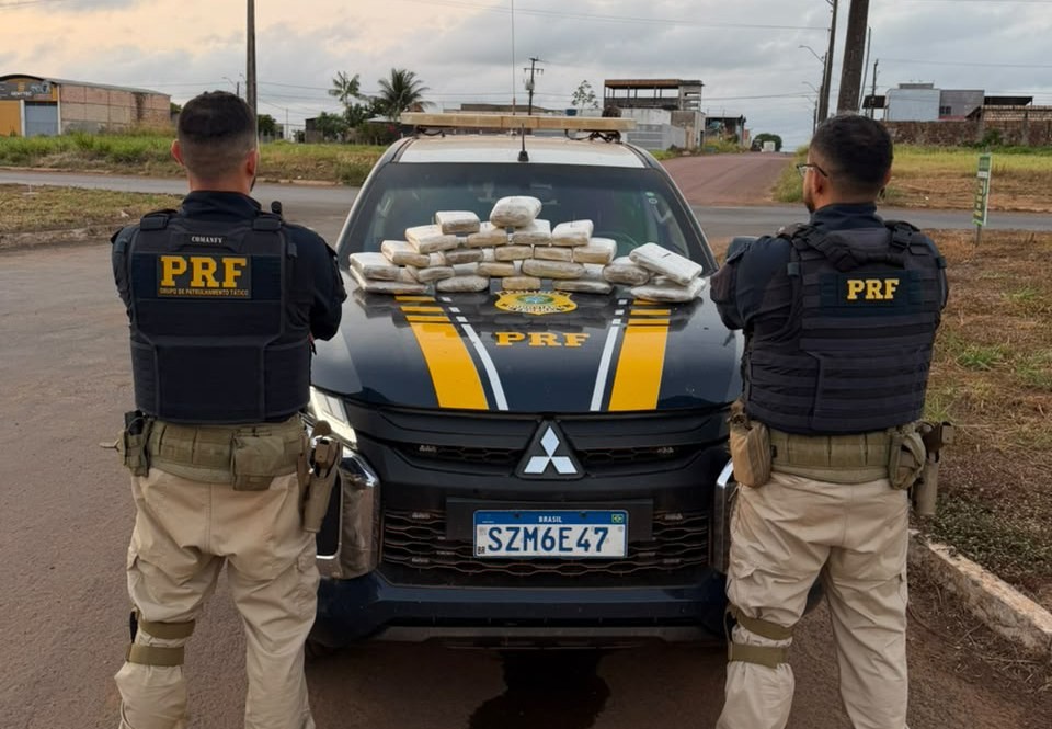 Jovem é preso com 24 kg de droga em ônibus na BR-230 e diz que receberia R$ 5 mil pelo transporte no Pará
