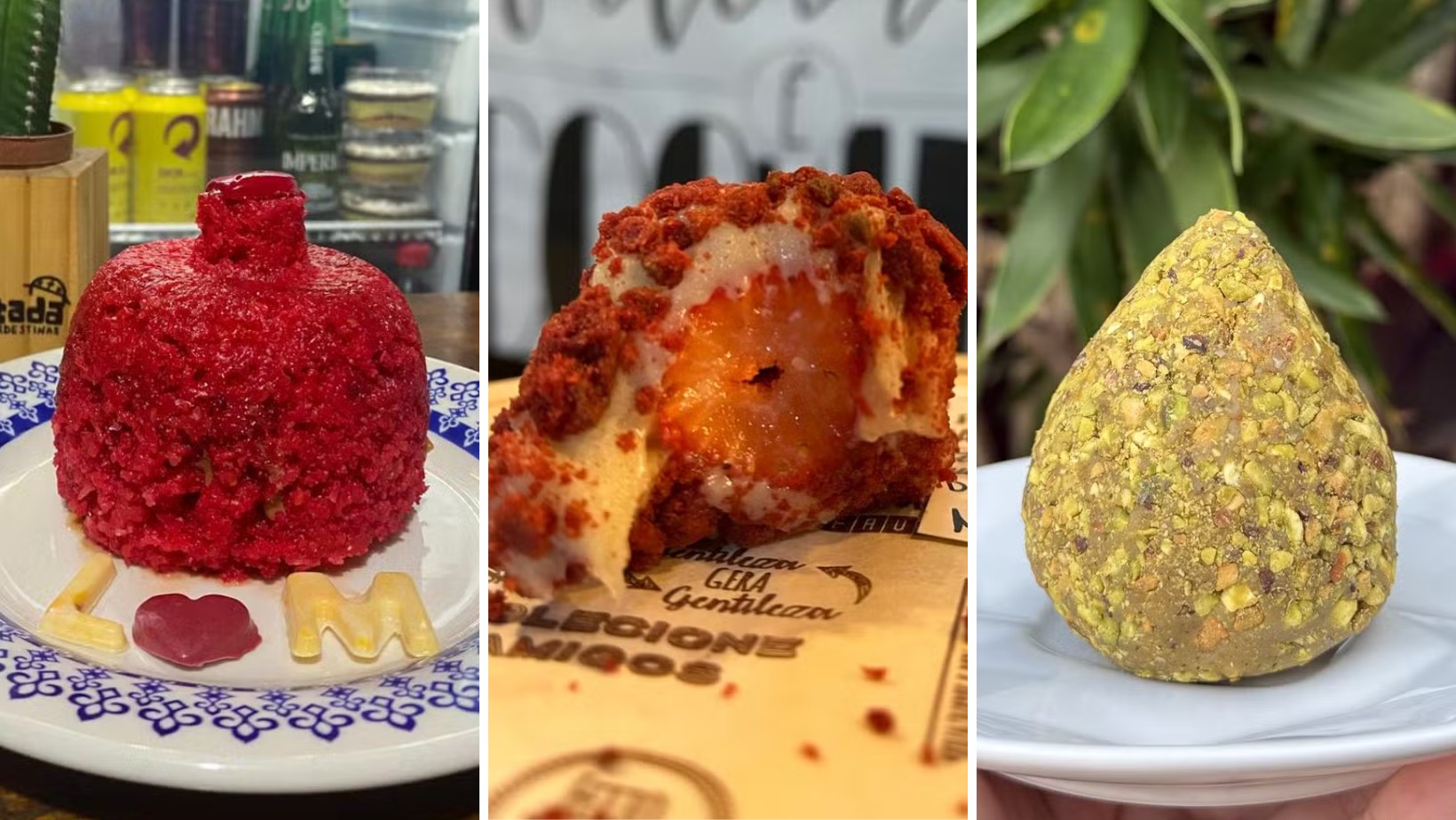 'Morango do amor' ganha versão em forma de cuscuz doce, cookie e até castanha no interior de SP
