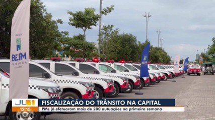 PM começa a atuar na fiscalização de trânsito e já aplica 200 autuações em Belém