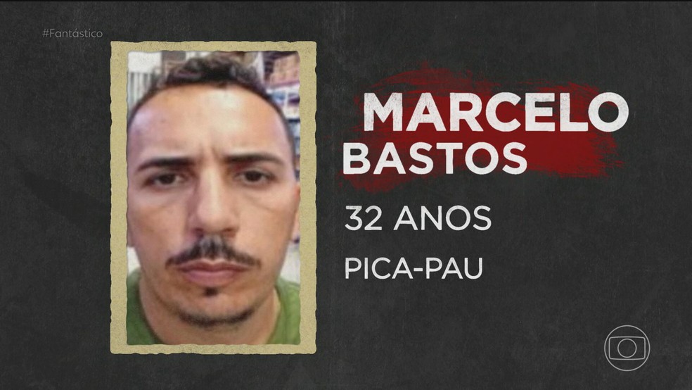 Marcelo Bastos, de 32 anos, conhecido como Pica-Pau — Foto: Reprodução/TV Globo