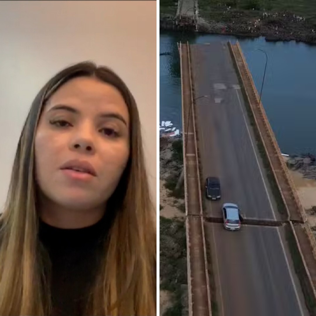 'Estarmos aqui é um milagre', diz mulher que ficou com carro preso em fenda após ponte entre TO e MA desabar