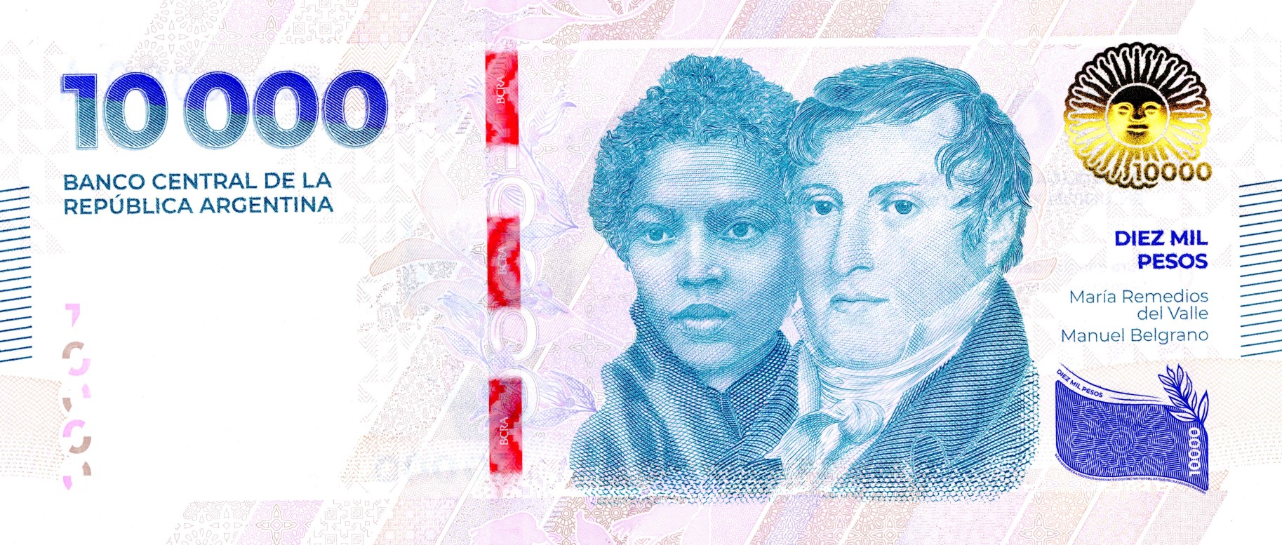 Argentina coloca em circulação nova nota de 10 mil pesos