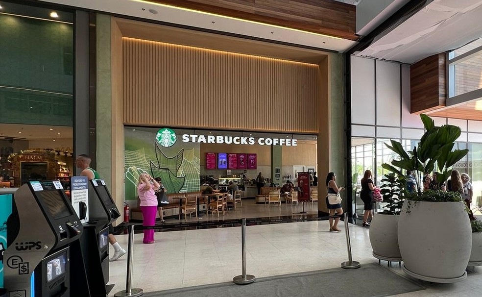 Starbucks do Center Shopping em Uberlândia — Foto: Redes sociais