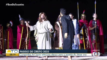 Companhia de teatro abre seleção de elenco para Espetáculo Paixão de Cristo