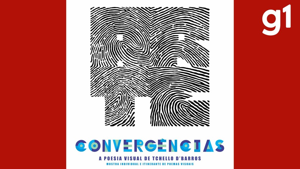 A exposição explora a relação entre imagem, palavra e percepção visual. — Foto: Prefeitura de Cuiabá