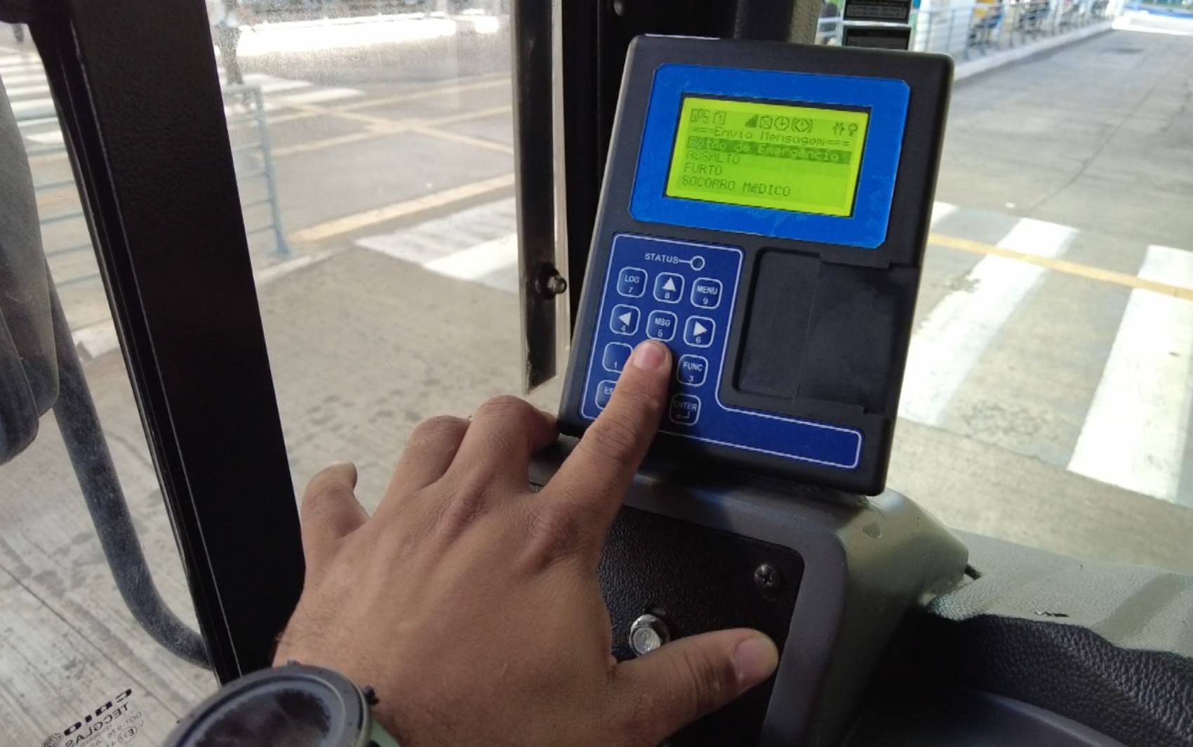 Botão de pânico instalado em ônibus em Ribeirão Preto vai denunciar crimes contra passageiros e motoristas