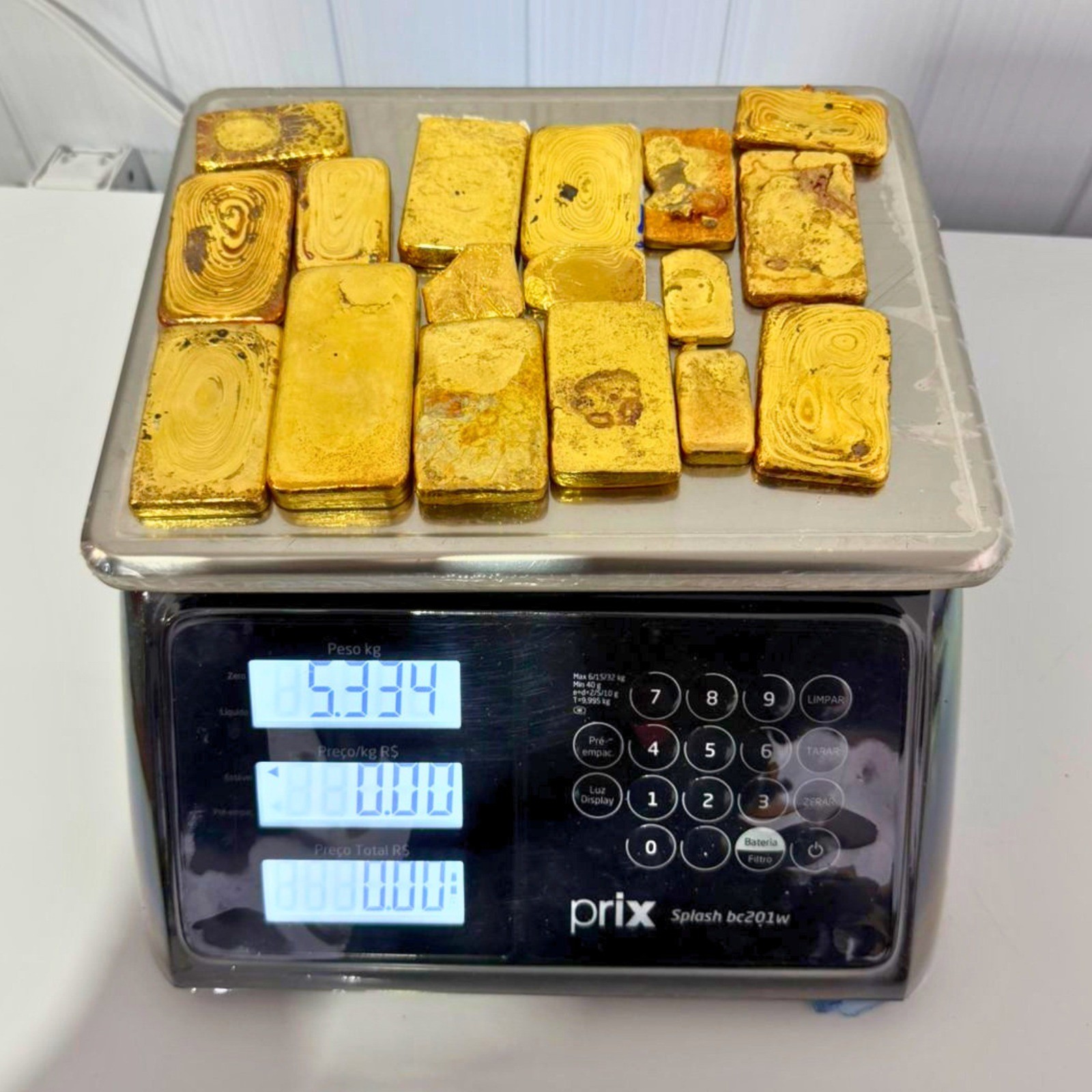 Mais de 5 kg de ouro ilegal são apreendidos em área de fronteira no AM