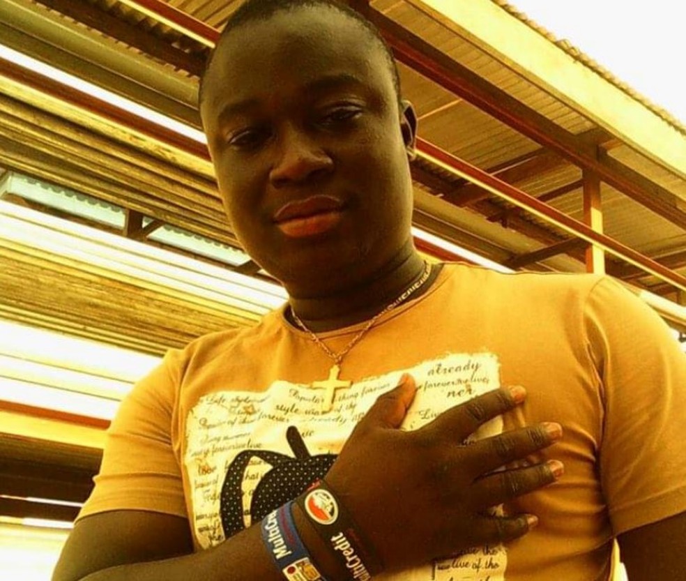 Evans Osei Wusu, de 39 anos, fazia parte do grupo que estava retido no Aeroporto Internacional de SP — Foto: Arquivo Pessoal