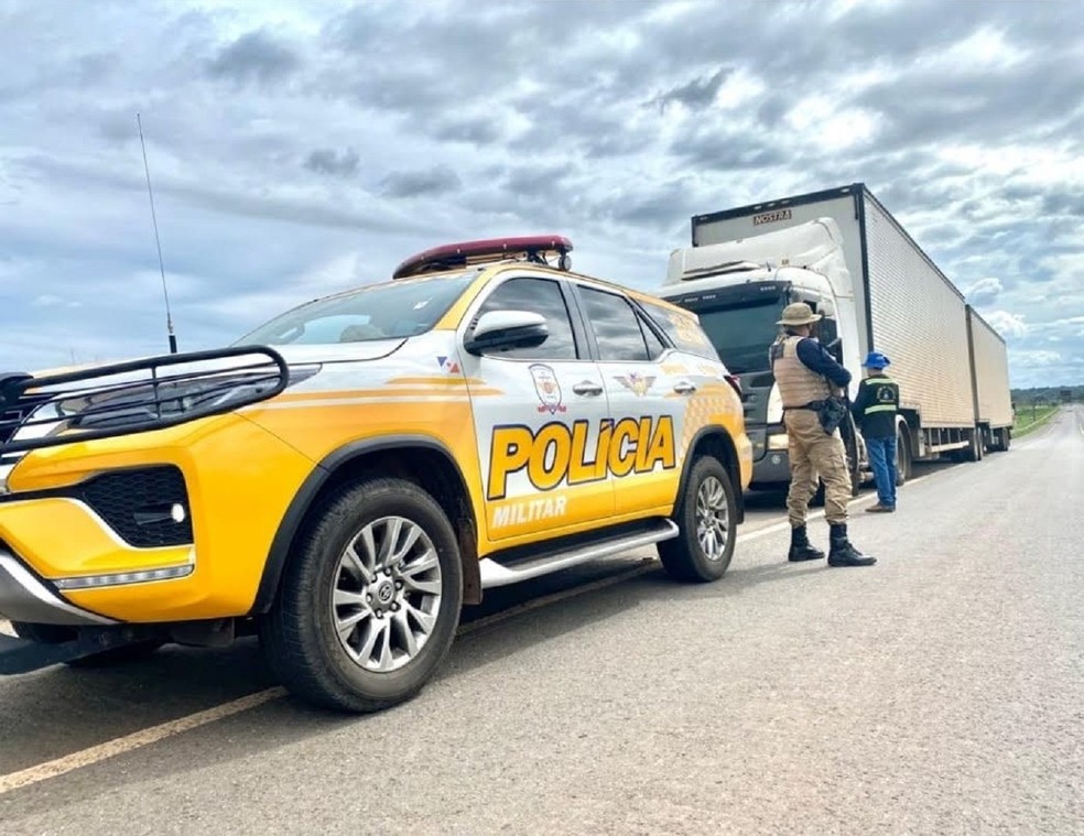 Grupo combate ao tráfico de drogas e crimes que passam pelas rodovias do Tocantins — Foto: Divulgação/BPMRED