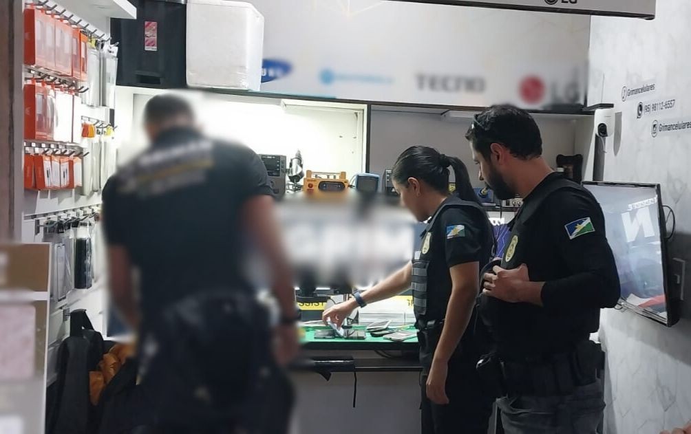 Operação apreende 14 celulares de origem ilícita em operação no Centro de Boa Vista