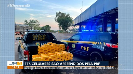 PRF apreende mais de 170 celulares sem nota fiscal