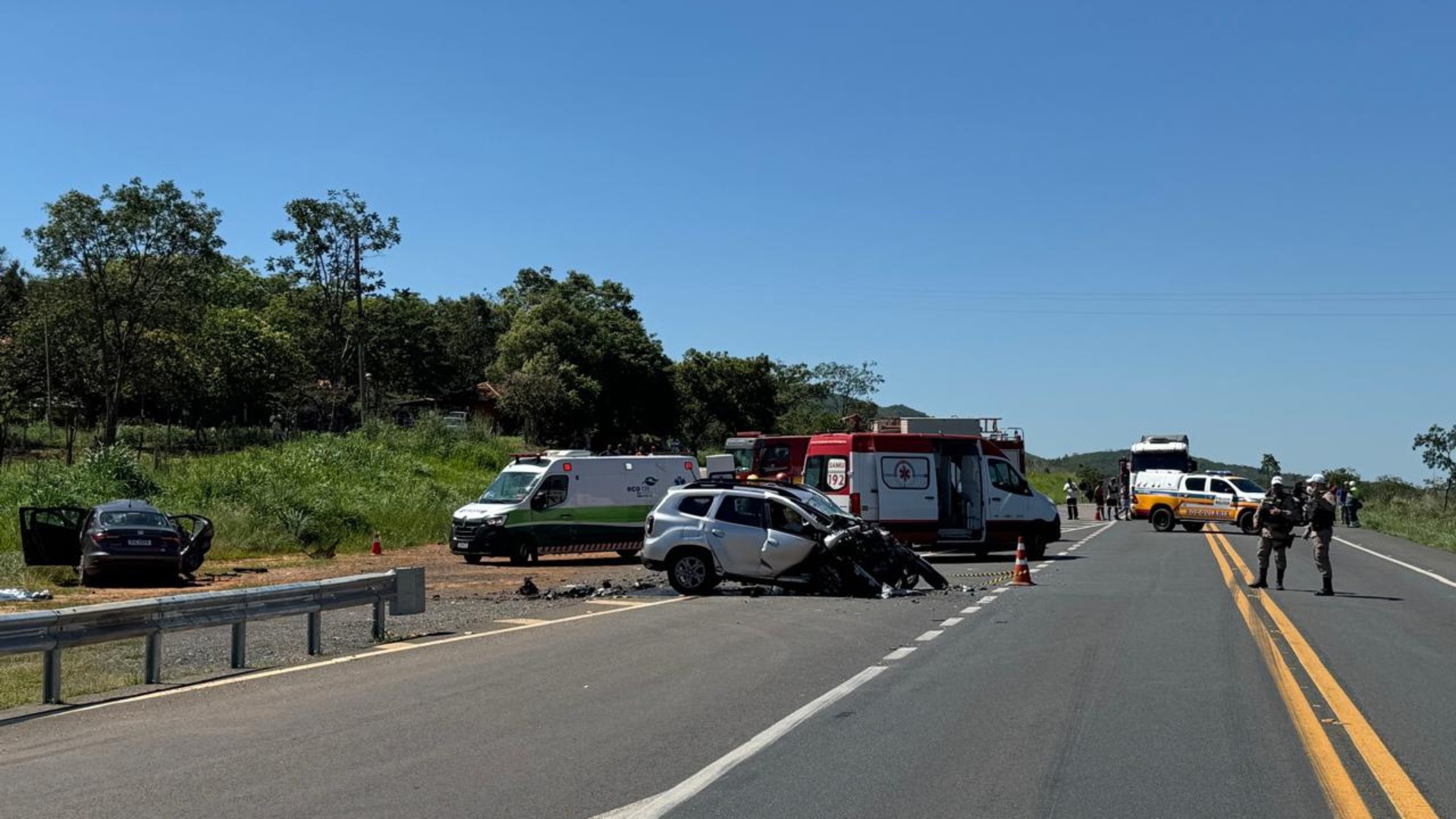 Acidente na BR-135 em Buenópolis deixa 4 pessoas mortas