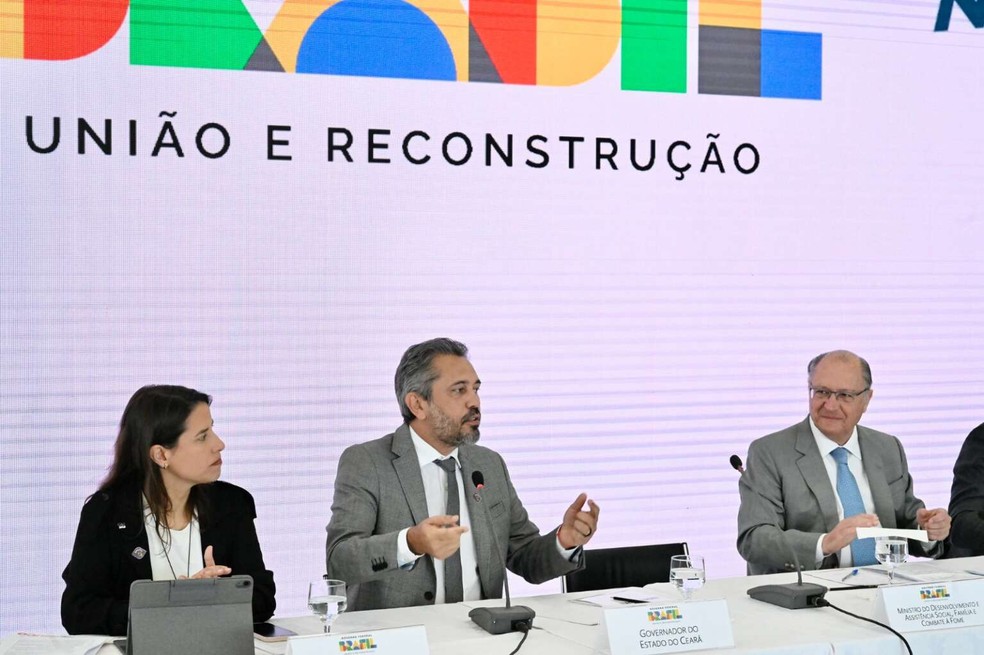 A regulamentação do hidrogênio verde é uma das urgências defendidas pelo governador do Ceará — Foto: Governo do Estado do Ceará/Cadu Gomes - VPR/Divulgação