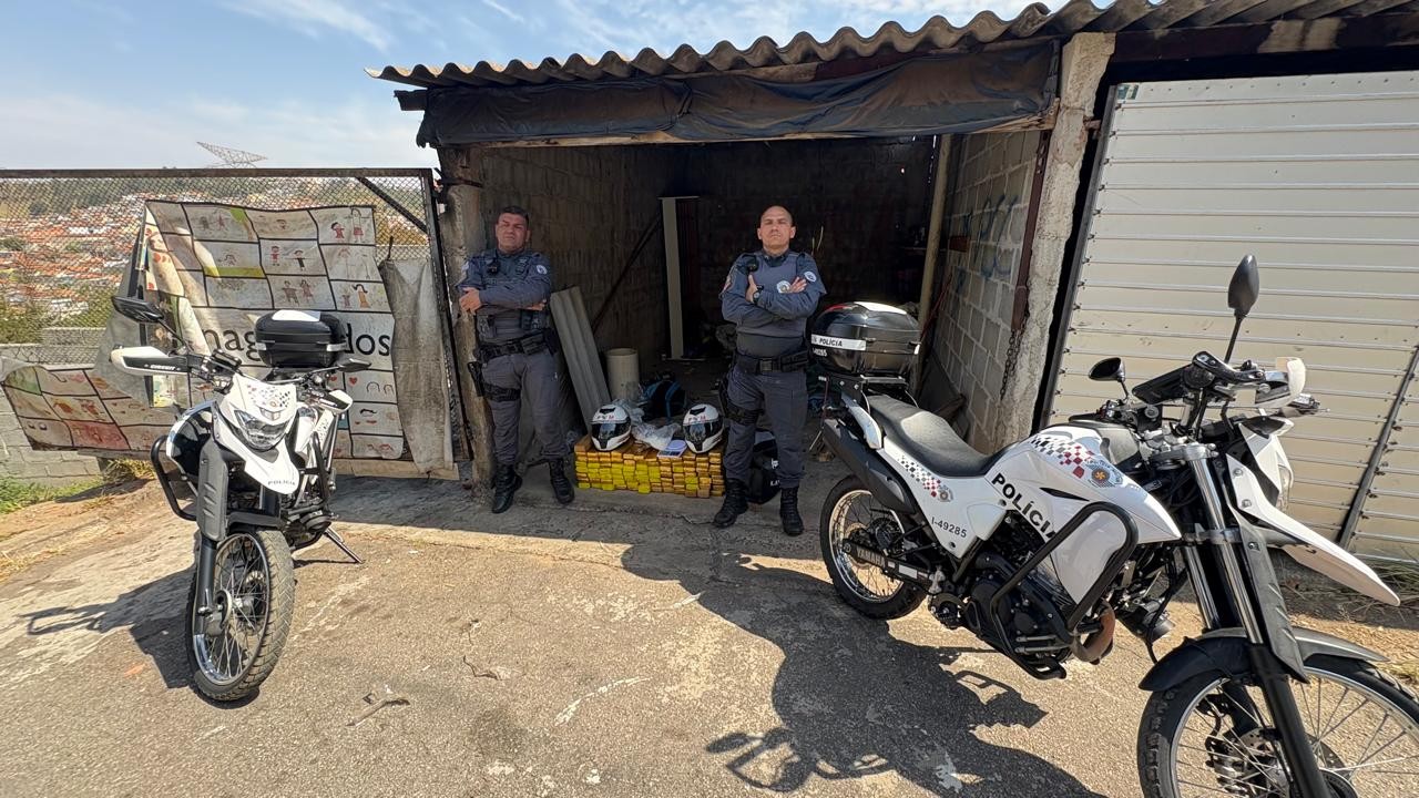 Polícia Militar apreende mais de 85 quilos de maconha em bairro de Itatiba