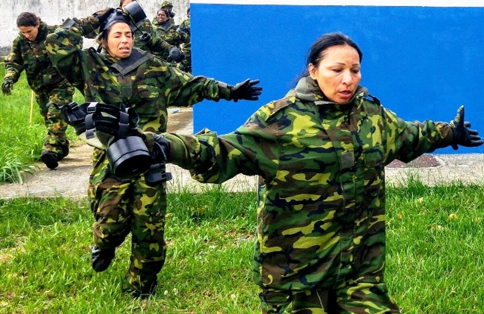 Silvia é oficial da reserva do Exército Brasileiro — Foto: Exército Brasileiro