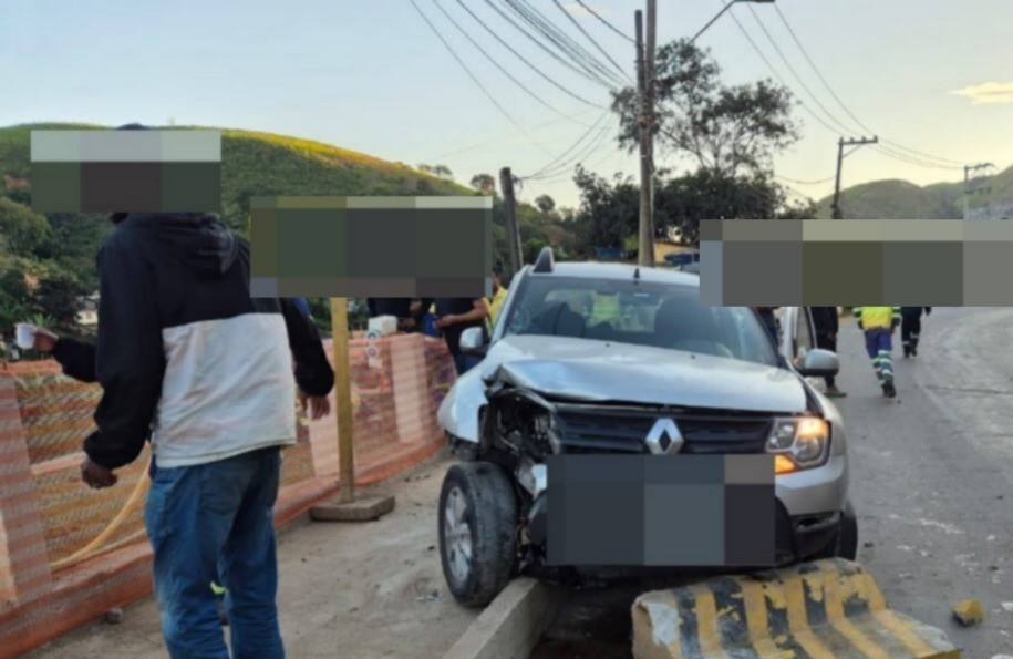Três homens são atropelados durante trabalho de revitalização da RJ-145, em Barra do Piraí