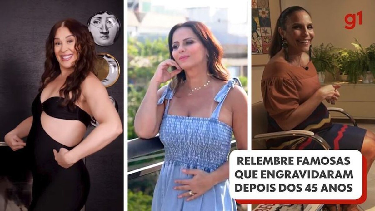 Relembre famosas que engravidaram depois dos 45 anos