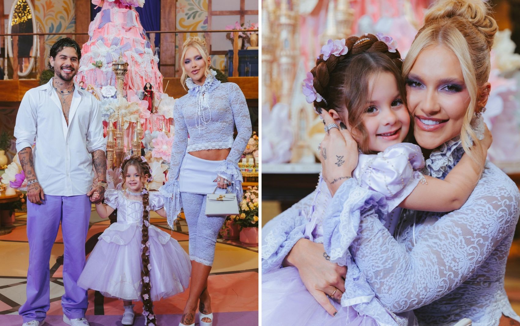 Virginia e Zé Felipe comemoram aniversário de Maria Flor em Goiânia